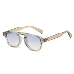 New Arrival TR90 Sunglasses Women Men Pilot Style Retro Sun Glasses UV400 Driving Travel Rivets Decoration Shades