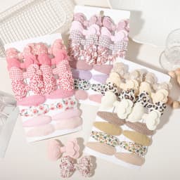 16pcs Girl Bow Hair Clips Cute Candy Color New Year New Style BB Clips Bowknot Kid Hairpins Barrettes Baby Hair Accessories Gift
