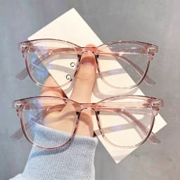 1/2Pcs Computer Glasses Frame Women Men Anti Blue Light Square Rectangle Eyewear Blocking Glasses Optical Spectacle Eyeglass