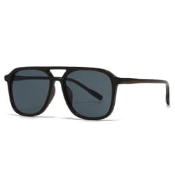 SO&EI Retro Double Bridges Men Square Sunglasses Fashion Blue Green Shades UV400 Women Trending Gradient Sun Glasses
