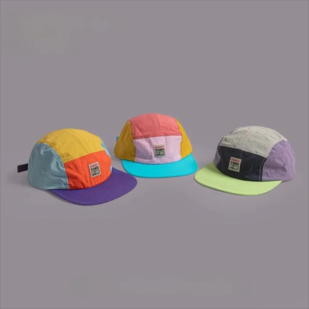 Retro Japanese Style Hip-hop Hats 5 Panel Thin Flat Brimmed Baseball Cap Quick-drying Breathable Sunscreen Hat Unisex