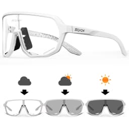 SCVCN New Photochromic Cycling Glasses Motorcycle Bike Riding Outdoor Sport Cycling Sunglasses Men Women Hiking UV400 Goggles