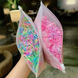 1000pcs/Pack Children Colorful Small Disposable Rubber Bands Gum For Ponytail Holder Elastic Hair Bands Fashion Hair Accessories