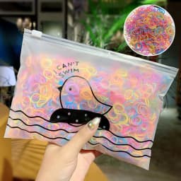1000pcs/Pack Children Colorful Small Disposable Rubber Bands Gum For Ponytail Holder Elastic Hair Bands Fashion Hair Accessories