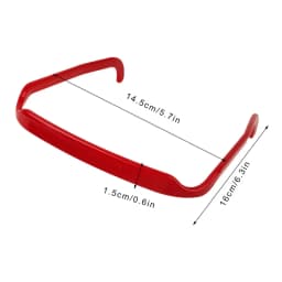 1/3pcs Women Square Glasses Headband Coloful Invisible Fixed Hair Clips Wave Curly Hair Ties Temples Headband Accessories