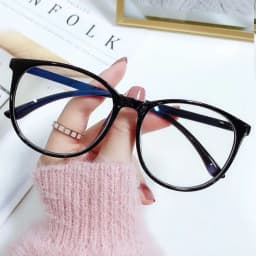 Large Square Frame Anti-Blue Light Glasses Fashion Retro Men Women Computer Goggles Reading Eyeglasses Optical Spectacle Eyewear