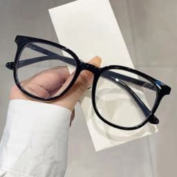 Large Square Frame Anti-Blue Light Glasses Fashion Retro Men Women Computer Goggles Reading Eyeglasses Optical Spectacle Eyewear