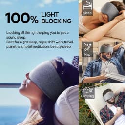 100% Cotton Sleep Mask Soft Breathable Sleeping Eye Cover Adjustable Eyeshade Blinder Blindfold Eye Patch Best Night Companion