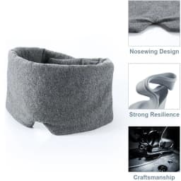 100% Cotton Sleep Mask Soft Breathable Sleeping Eye Cover Adjustable Eyeshade Blinder Blindfold Eye Patch Best Night Companion