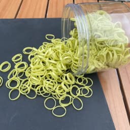 800pcs/set Thick Silicone Hair Rubber Bands For baby Girls transparent hair tie kids small black hair rope child hairbands