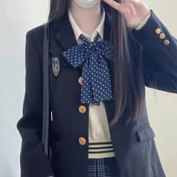 Sweet Style Uniform JK Bow Tie Women's Polka Dot Colorful Necktie for Shirts Lolita School Dress Wedding Party Bowknot Collar