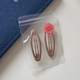 2 packs fashion temperament leopard print dripping oil water drop BB clip bangs clip new cute girl oval hairpin edge clip