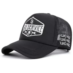 Fashionable Embroidered Baseball Hat Five Star Color blocked Mesh Breathable Summer Duck Tongue Hat Versatile Sunshade Truck Hat