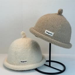2025 Women's Winter Beanies Turned-up Brim Knitted Woolly Hat Keep Head Warm Knitted Cap Minimalist Style Fashion Accessories