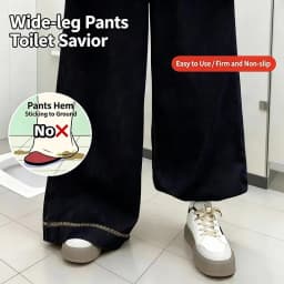 2/4Pcs Adjustable Elastic Leg Hem Tightening Bands For Wide Leg Pants, Length Shortener, Hemming Cuff, High Elasticity, Reusable