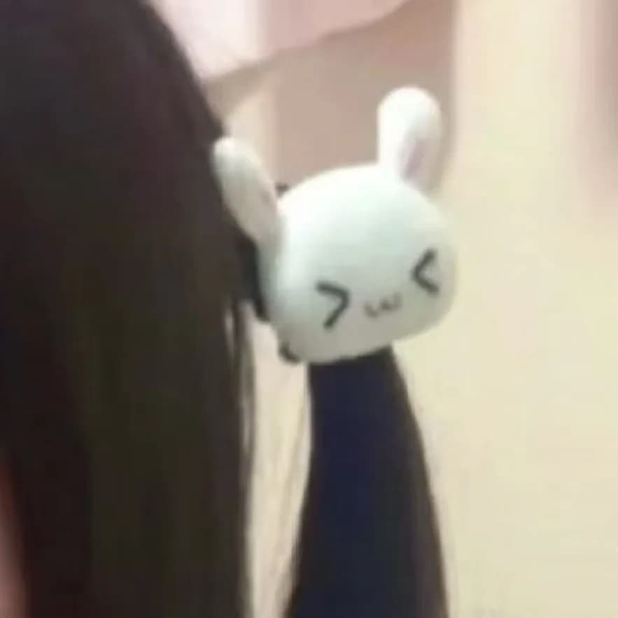 New Cute Plush Bunny Rabbit Hair Tie Hairband for Lolita Girls Students Hair Accessories Jewelry