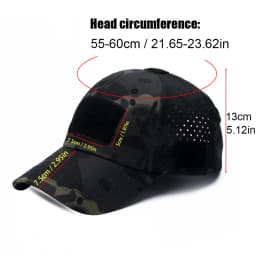 Unisex Camouflage Baseball Cap Adjustable Snapback Hat Comfortable Breathable Fashionable Streetwear for Men And Women