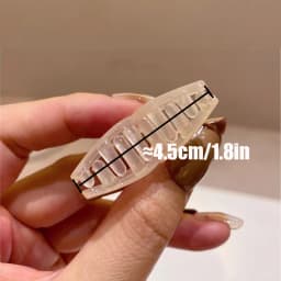 2/4Pcs Cute Solid Hair Claw Crab for Girls Acrylic Mini Hairpin Fashion Women Bang Barrette Cross Clips Small Hair Accessories