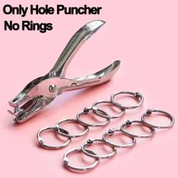 3/6mm Handhold Single Hole Punch Metal Puncher Tool For Scrapbooking Earring Necklace Cards School Stationery Office Supplies