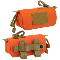 Tactical MOLLE Sunglass Case Semi-Hard Shell Eyewear Pouch with Clip Anti-Crush & Universal Fit for Glasses & Sunglasses