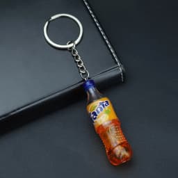 Creative Beverage Bottle Keychain Apparel Accessories Unisex 5 Styles Miniature Cool Hanging Trinket Party Friends Gift Keyring