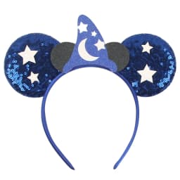 New Christmas Halloween Mouse Ears Headband Cartoon Sequin Bows Headband Birthday Party Princess Cosplay Costume For Women Adult
