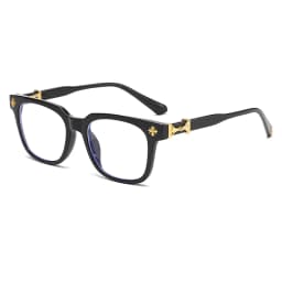 Classic 1Pcs Square Anti Blue Light Glasses For Men And Women Black & Transparent Frame Unisex Computer Wearing Women Glasses