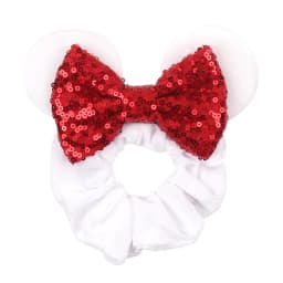 Fashion Mouse Ears Cartoon Hair Scrunchies Velvet Hairbands For Girls Sequins Bows Headband Women Kids Party DIY Decoration