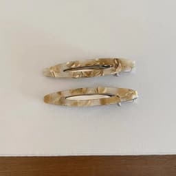 2pcs/set Acetate Hair Clips Hollowed Oval Geometric Barrettes Side Pins Hairpin Women Hair Accessories