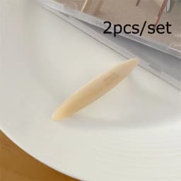 2pcs/set Acetate Hair Clips Hollowed Oval Geometric Barrettes Side Pins Hairpin Women Hair Accessories