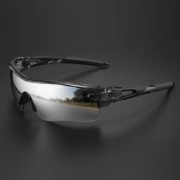 Classic Sports Sunglasses with One-Piece Wraparound UV400 Lens - Unisex Comfort Fit for Cycling, Running, Hiking & Outdoor