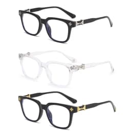 New 1/2Pcs Anti Blue Light Glasses for Women and Men Computer/Phone Daily Life Fahsion and Trendy Glasses Natural Eyeglasses