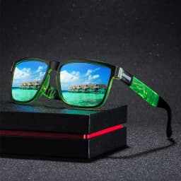 Fashion Classic Square Sunglasses Men Women Driving Fishing Colorful Trendy Lightweight Outdoor Goggles