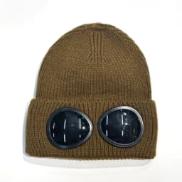 New Unisex Men Women Knitted Hat with Goggles Windproof Winter Warmer Ski Beanies Soft Warm Anti-slip Ear