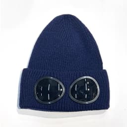 New Unisex Men Women Knitted Hat with Goggles Windproof Winter Warmer Ski Beanies Soft Warm Anti-slip Ear