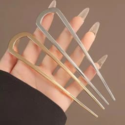 New Simple U Shaped Hairpin Metal Hair Sticks U French Hair Clips Pins Fashionable Hair Jewelry Accessories for Women Wholesale