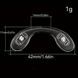 Super Soft Silicone Glasses Nose Pillow Comfortable Adjustment Glasses Frame Accessories Anti Slip Nose Pillow Sports Daily Use