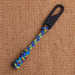 Detachable Zipper Pullers Outdoor Bag Zipper Pull Head Durable Wear-resistant Umbrella Rope Woven Zipper Replaceable Accessories
