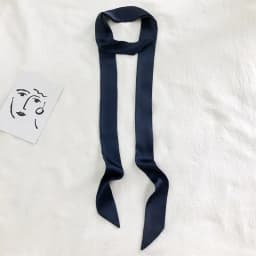 Korean Style 190*5cm Women Plain Chiffon Silk Scarf Solid Color Long Hairband Versatile Decorative Streamer Bag Tie Satin Ribbon