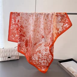 Luxury New Printed Scarves Women's Silk Scarf Spring and Summer Floral Decorations Small Neckties Hairbands Bags Wholesale