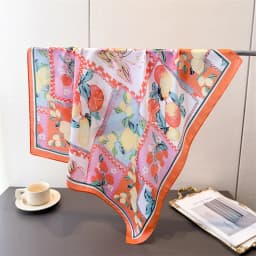 Luxury New Printed Scarves Women's Silk Scarf Spring and Summer Floral Decorations Small Neckties Hairbands Bags Wholesale
