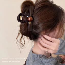 Elegant Bow Geometric Plastic Hair Claw For Women Girls Sweet Hair Ornament Hairpin Hair Clip Claw Clip Fashion Hair Accessories