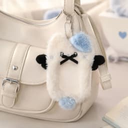 Cute Photocard Case Cartoon Bag Keychain Star Shape Photo Card Holder Student Card Holder Idol Photos Protective Cover