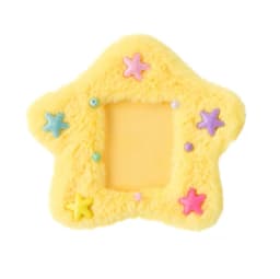 Cute Photocard Case Cartoon Bag Keychain Star Shape Photo Card Holder Student Card Holder Idol Photos Protective Cover