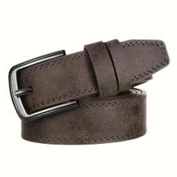 Men's Designer Casual Belt with Metal Needle Buckle - Fashion Luxury Belt, Versatile for Everyday & Formal Wear, For Ideal Gift