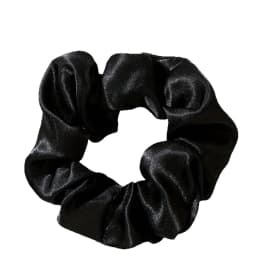 5pcs Retro Real Silk Large Scrunchies - Premium Hair Bands for Women, Suitable for Top Knots, Hair-friendly Hair Ties