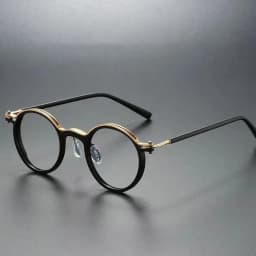 2026 New Retro Round Frame Anti Blue Light Presbyopia Glasses for Men, Business Style, High Quality Reading Glasses