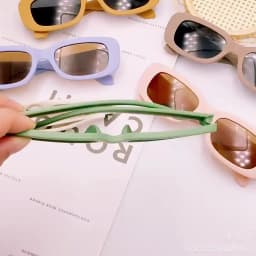 Children Cute Vintage Frosted Rectangle Sunglasses Outdoor Girls Boys Sweet Sun glasses Protection Classic Kids eyewear UV400