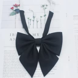 Students Red Solid Bowtie Cotton Bow Tie for Women Uniform Collar Butterfly Cravats Girls Bowties JK Shirt Dress Neck Wear Ties