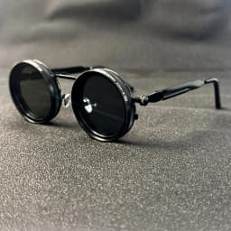 Men's Retro Steampunk Rotating Fashion Glasses - Adjustable Brightness Suitable for Party and Casual Wearing - Bohemian Style Gl